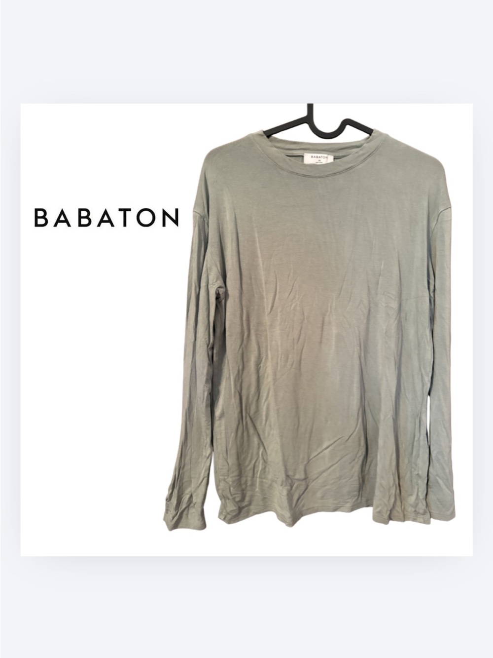 Babaton Crewneck Tee in Sage